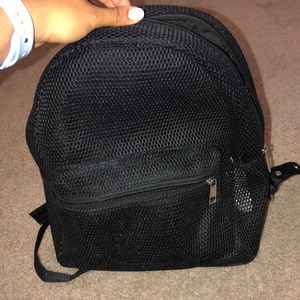 Black Forever 21 book bag
